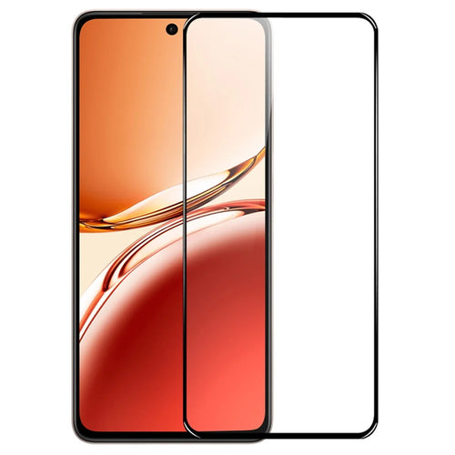 NORTHJO A+ For Oppo Reno12 F 5G Screen Protector 0.3mm High Aluminum-Silicon Film Silk Printing - Black - 1