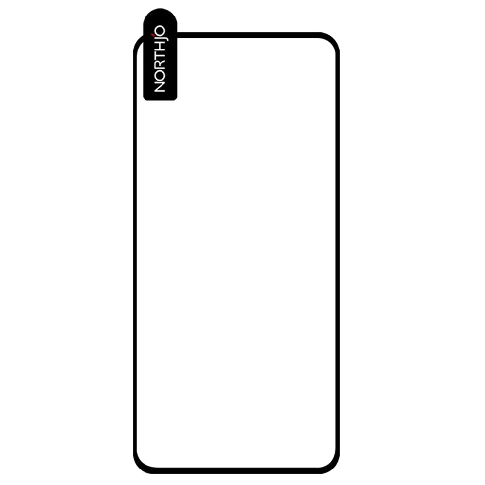 NORTHJO A+ For Oppo Reno12 F 5G Screen Protector 0.3mm High Aluminum-Silicon Film Silk Printing - Black - 2
