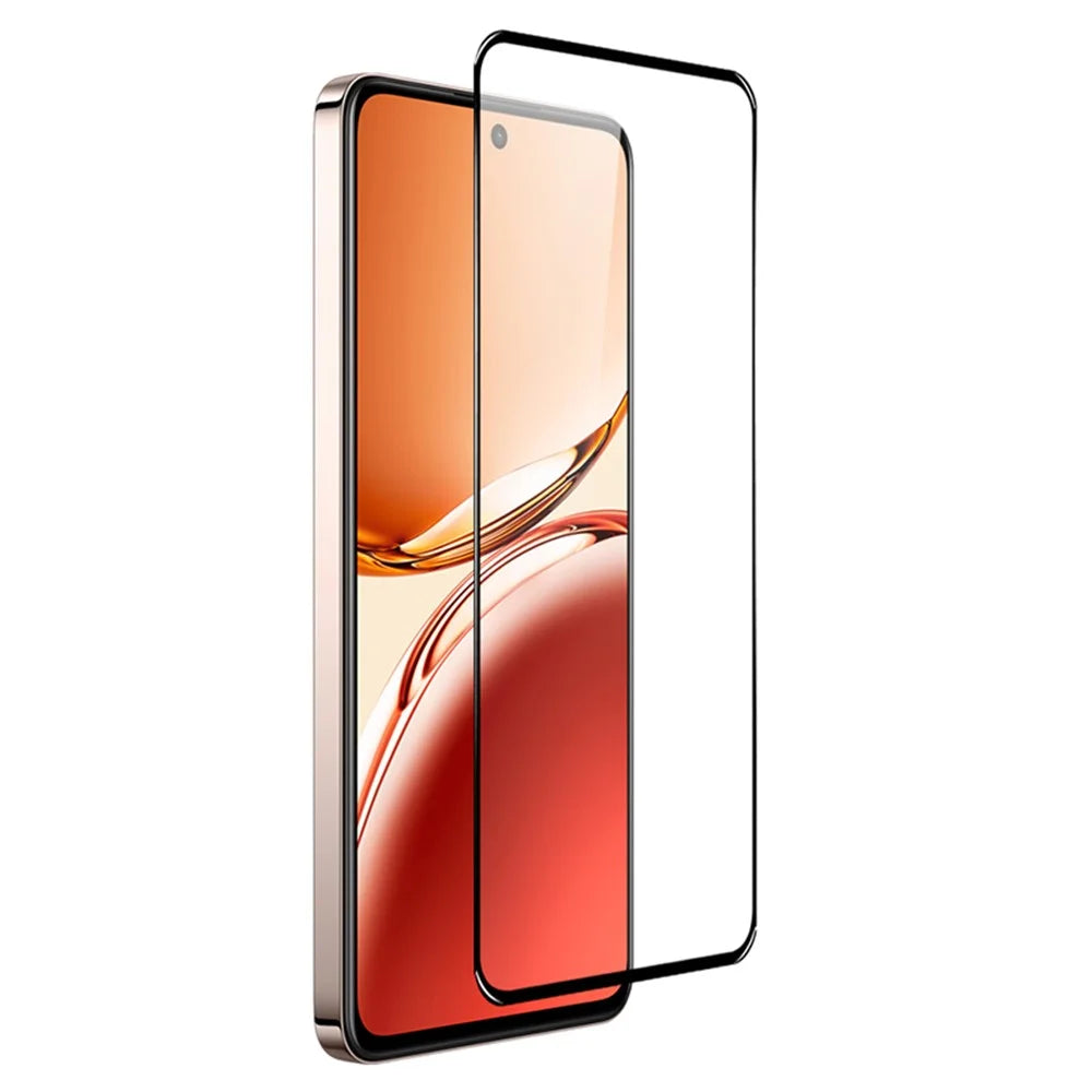NORTHJO A+ For Oppo Reno12 F 5G Screen Protector 0.3mm High Aluminum-Silicon Film Silk Printing - Black - 3