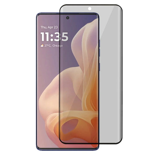 For Motorola Moto G85 5G / S50 Neo 5G Anti-Spy Screen Protector Side Glue Tempered Glass Film - 1
