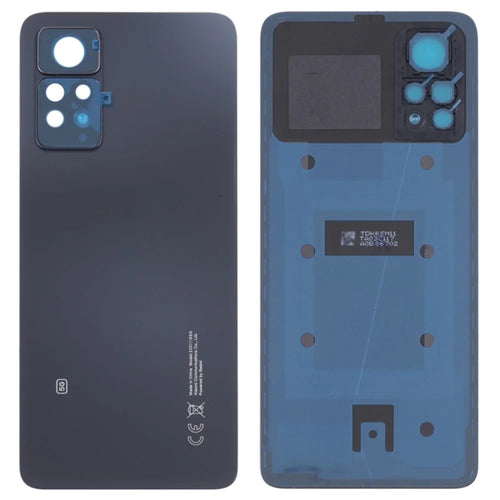 For Xiaomi Redmi Note 11 Pro 5G (Qualcomm) 21091116I, 2201116SG OEM Battery Housing Back Cover with Camera Ring Lens Cover Replacement (without Glass Lens) - Black - 1