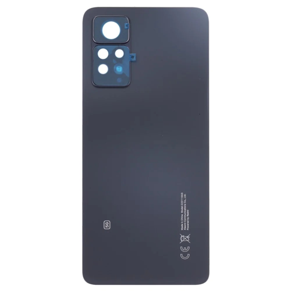 For Xiaomi Redmi Note 11 Pro 5G (Qualcomm) 21091116I, 2201116SG OEM Battery Housing Back Cover with Camera Ring Lens Cover Replacement (without Glass Lens) - Black - 2