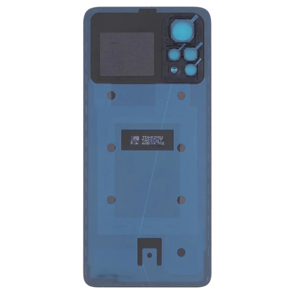 For Xiaomi Redmi Note 11 Pro 5G (Qualcomm) 21091116I, 2201116SG OEM Battery Housing Back Cover with Camera Ring Lens Cover Replacement (without Glass Lens) - Black - 3