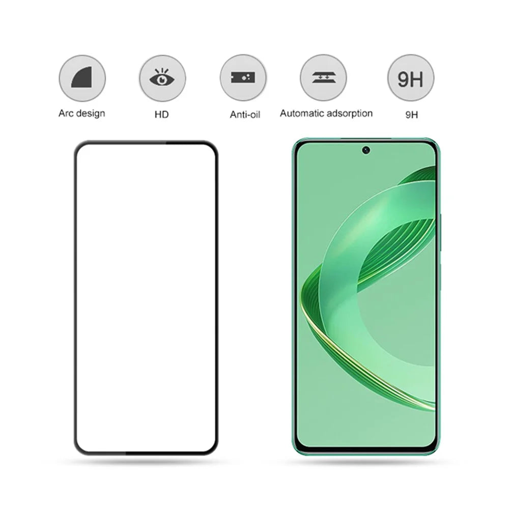 MOCOLO For Huawei nova 12 SE 4G / nova 11 SE Screen Protector Tempered Glass Film 9H Hardness - Black - 2