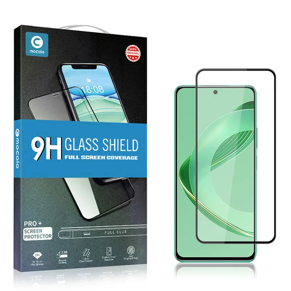MOCOLO For Huawei nova 12 SE 4G / nova 11 SE Screen Protector Tempered Glass Film 9H Hardness - Black - 7