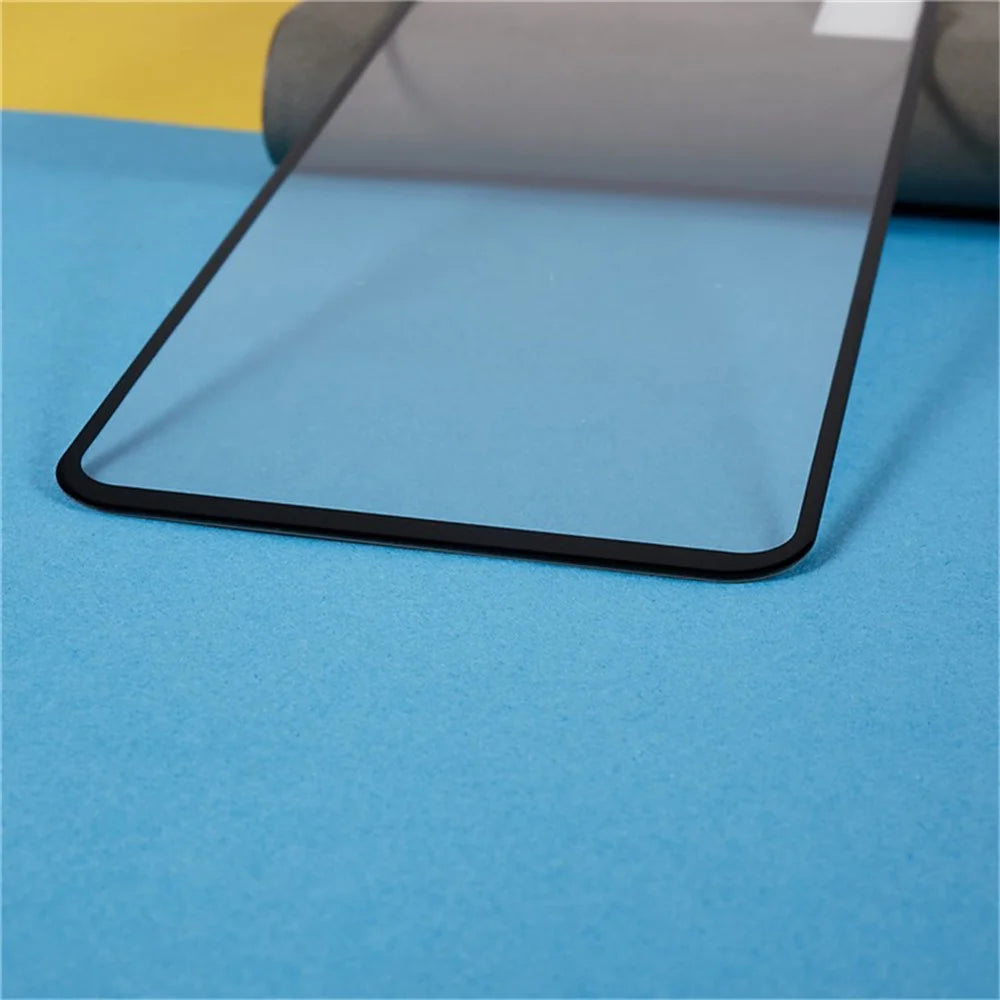 For Motorola Moto G06 Power 4G / G06 4G / Xiaomi Poco C75 4G / Redmi 14R 5G / 14C 4G Tempered Glass Electroplating Anti-Fingerprint Silk Printing Full Glue Screen Protector - 4