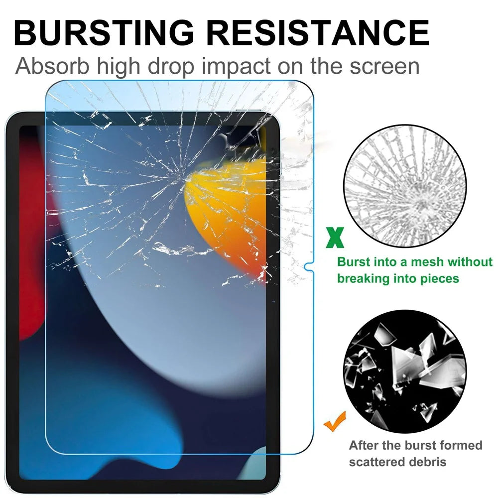 Anti-Blue-Ray Screen Protector for iPad (2025) / 10.9 (2022) Tempered Glass Full Cover Ultra Clear Film - 4
