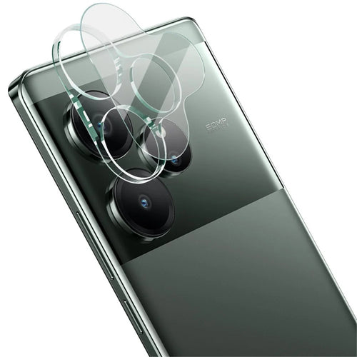 IMAK For Realme GT 6 5G Tempered Glass Camera Lens Protector + Acrylic Lens Cap - 1