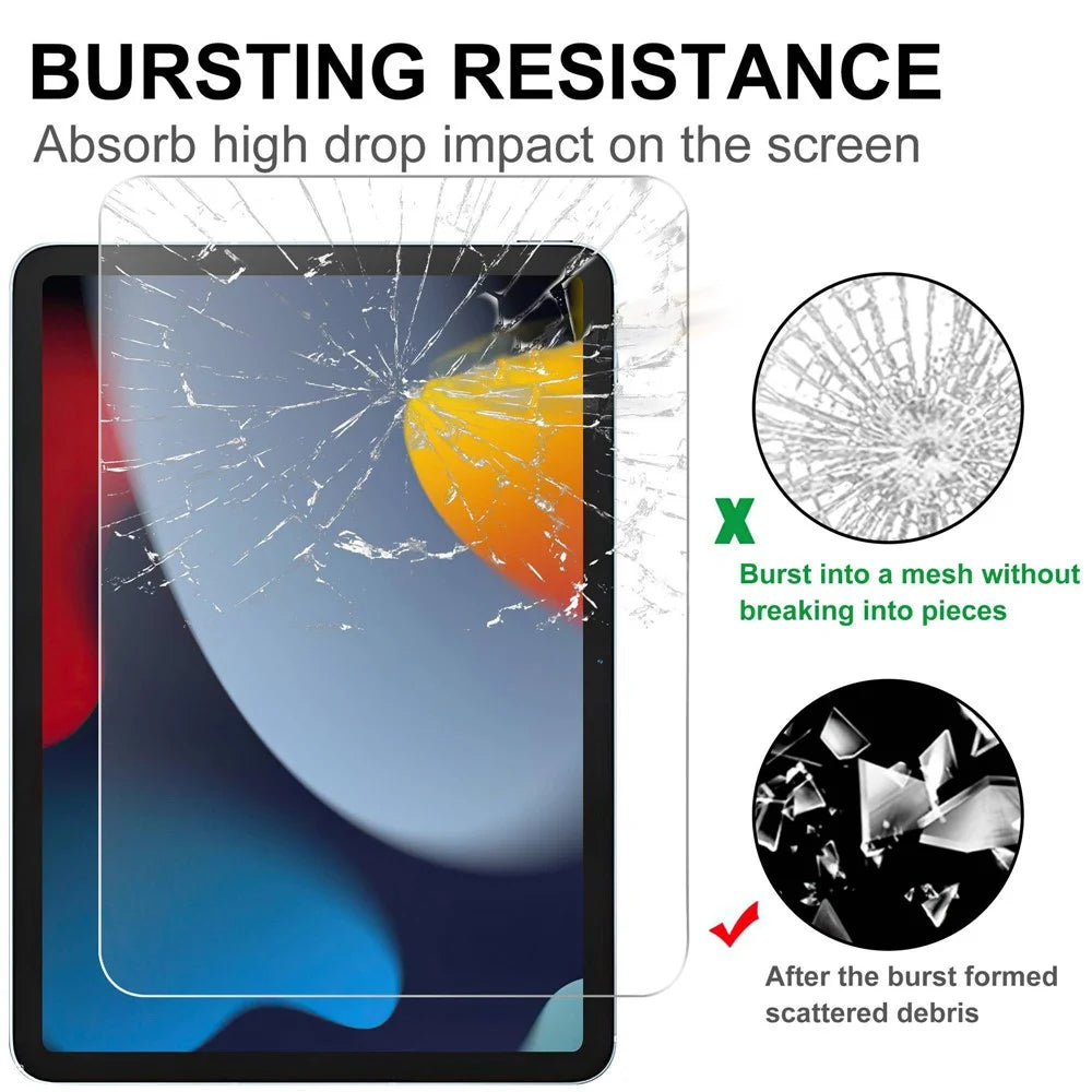 For iPad (2025) / 10.9 (2022) 2.5D Tempered Glass Screen Protector Full Cover Anti-Explosion HD Clear 9H Hardness Film - 3