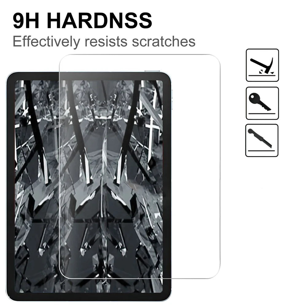 For iPad (2025) / 10.9 (2022) 2.5D Tempered Glass Screen Protector Full Cover Anti-Explosion HD Clear 9H Hardness Film - 4