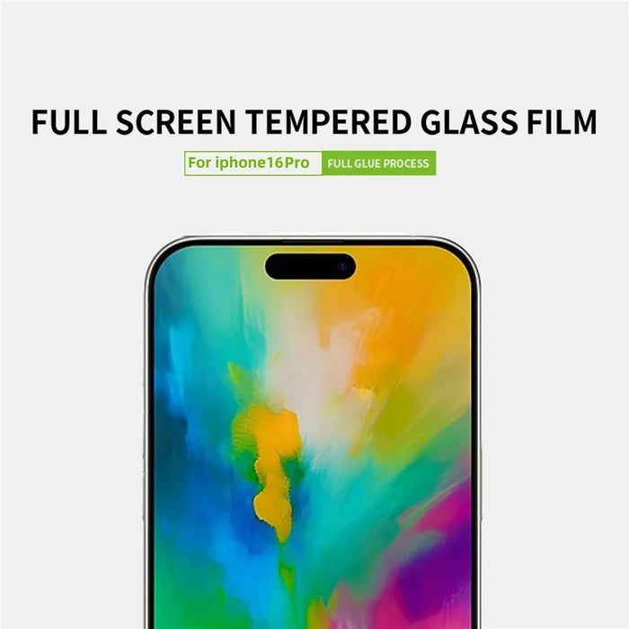 PINWUYO JK Series-2 for iPhone 16 Pro Full Screen Protector Full Glue High Transparency - 2