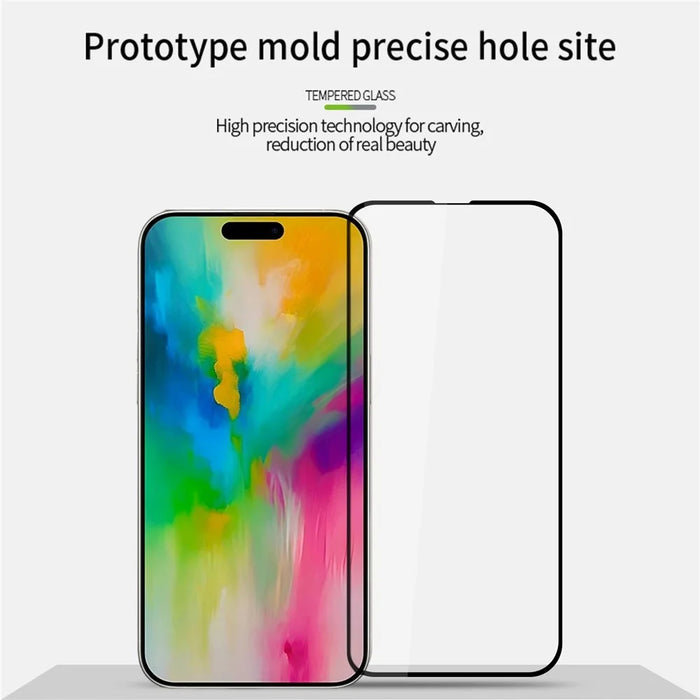 PINWUYO JK Series-2 for iPhone 16 Pro Full Screen Protector Full Glue High Transparency - 6