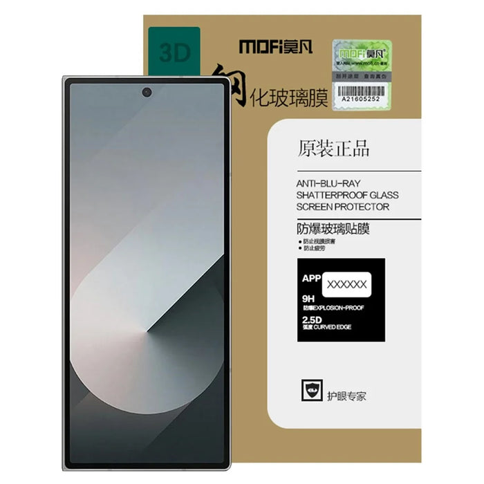 MOFI JK 3D Tempered Glass Film-1 for Samsung Galaxy Z Fold6 5G Full Screen Protector 3D Curved Edge - 7