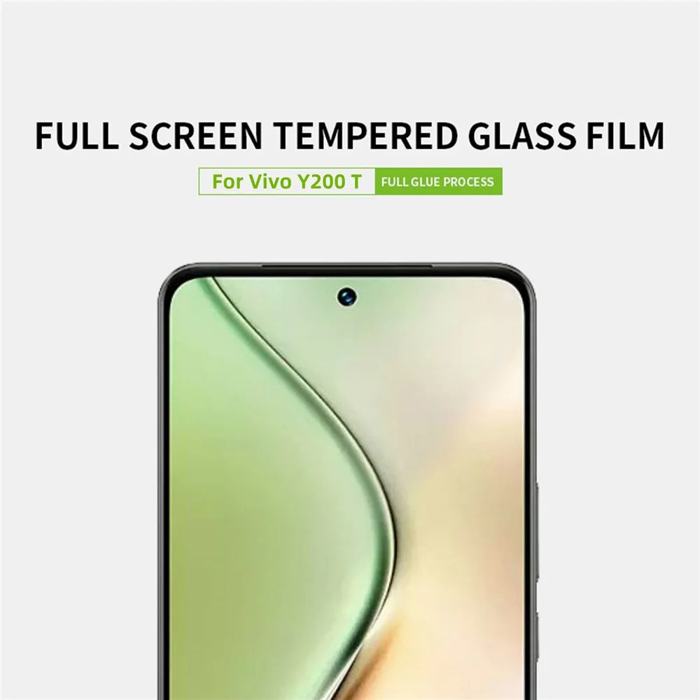 PINWUYO JK Series-2 for vivo Y200t 5G Screen Protector High Aluminium-Silicon Glass Full Cover Film - 2