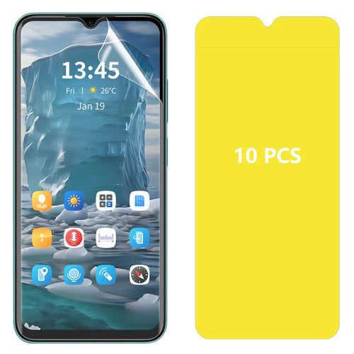 ENKAY HAT PRINCE 10Pcs For Motorola Moto E13 4G Screen Protector TPE+PET+TPU Hydrogel Protective Film - 1