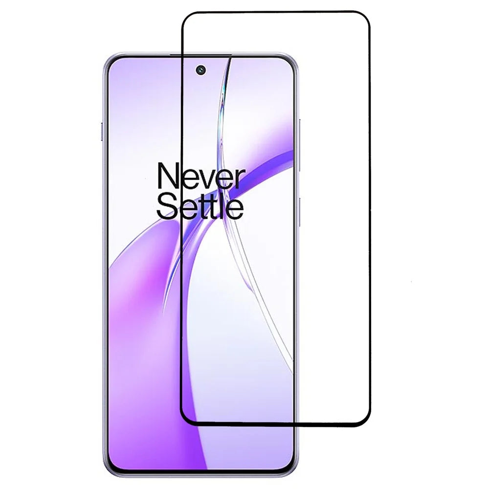 For OnePlus Ace 3V 5G Tempered Glass Screen Protector Full Glue Silk Printing Screen Film - 1