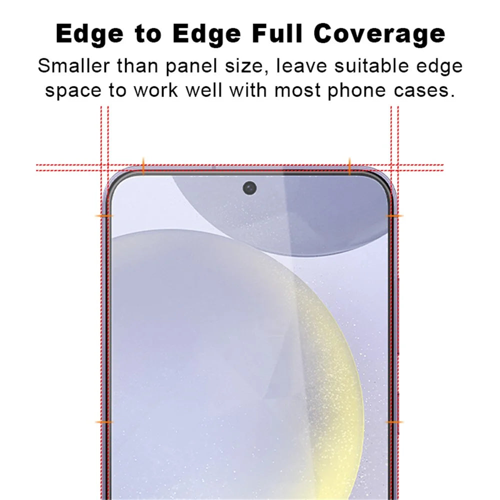 For Samsung Galaxy S24 Screen Protector 0.33mm High Aluminum-Silicon Glass Film High Definition - 3