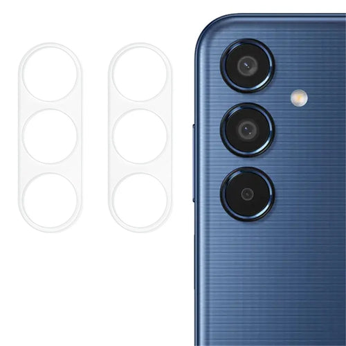 2Pcs For Samsung Galaxy M35 5G Camera Lens Protector Tempered Glass Lens Film 3D Arc Edge - 1