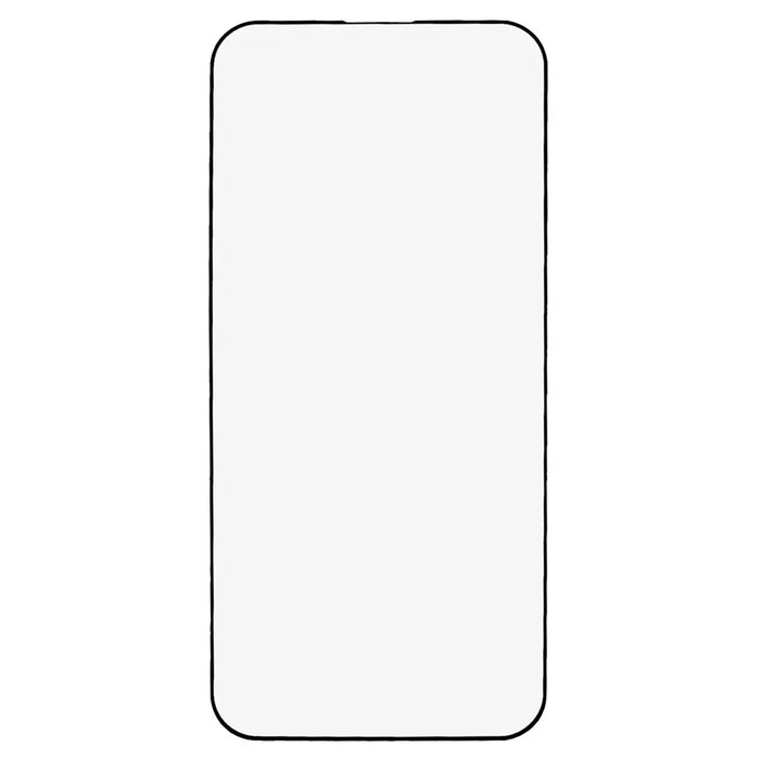 For iPhone 16 / 15 Screen Protector Ultra Clear Metal Frame + Tempered Glass Film - 2