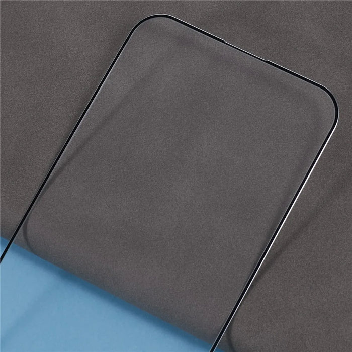 For iPhone 16 / 15 Screen Protector Ultra Clear Metal Frame + Tempered Glass Film - 6