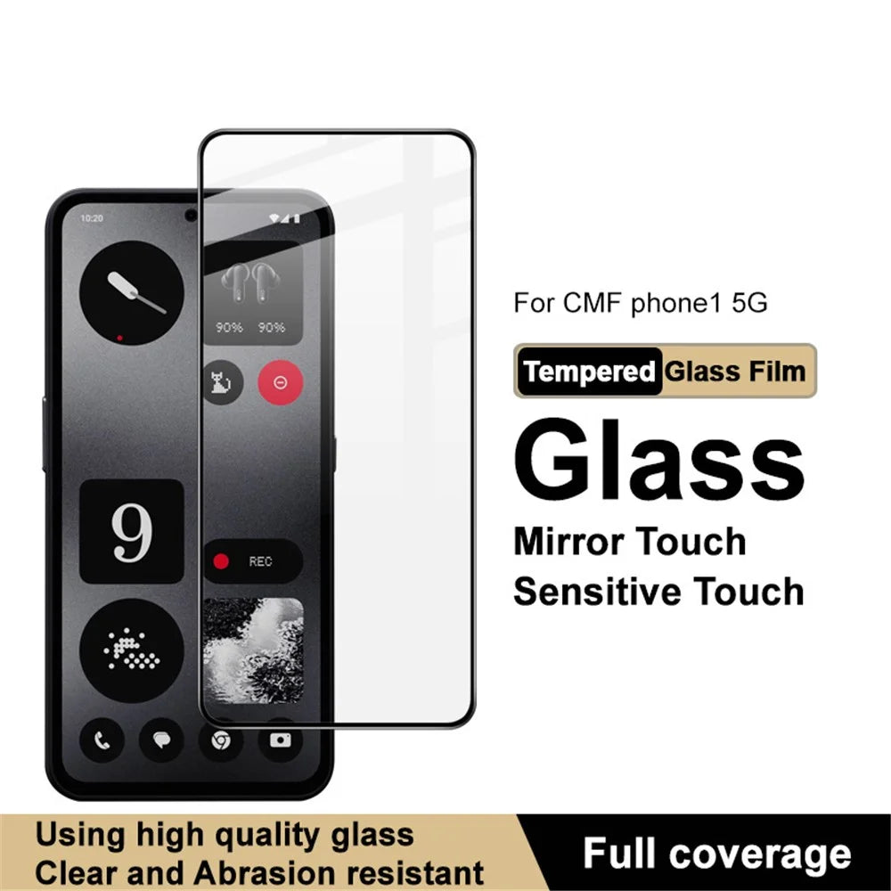 IMAK Pro+ Series For Nothing CMF Phone 1 Screen Protector Full Coverage Tempered Glass Film (Fingerprint Unlock) - 3