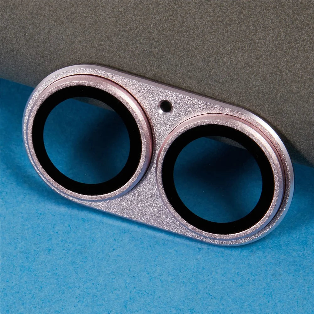 For iPhone 16 Plus / 16 Camera Lens Protector Anti-Scratch Tempered Glass Rear Lens Film - Rose Gold - 5