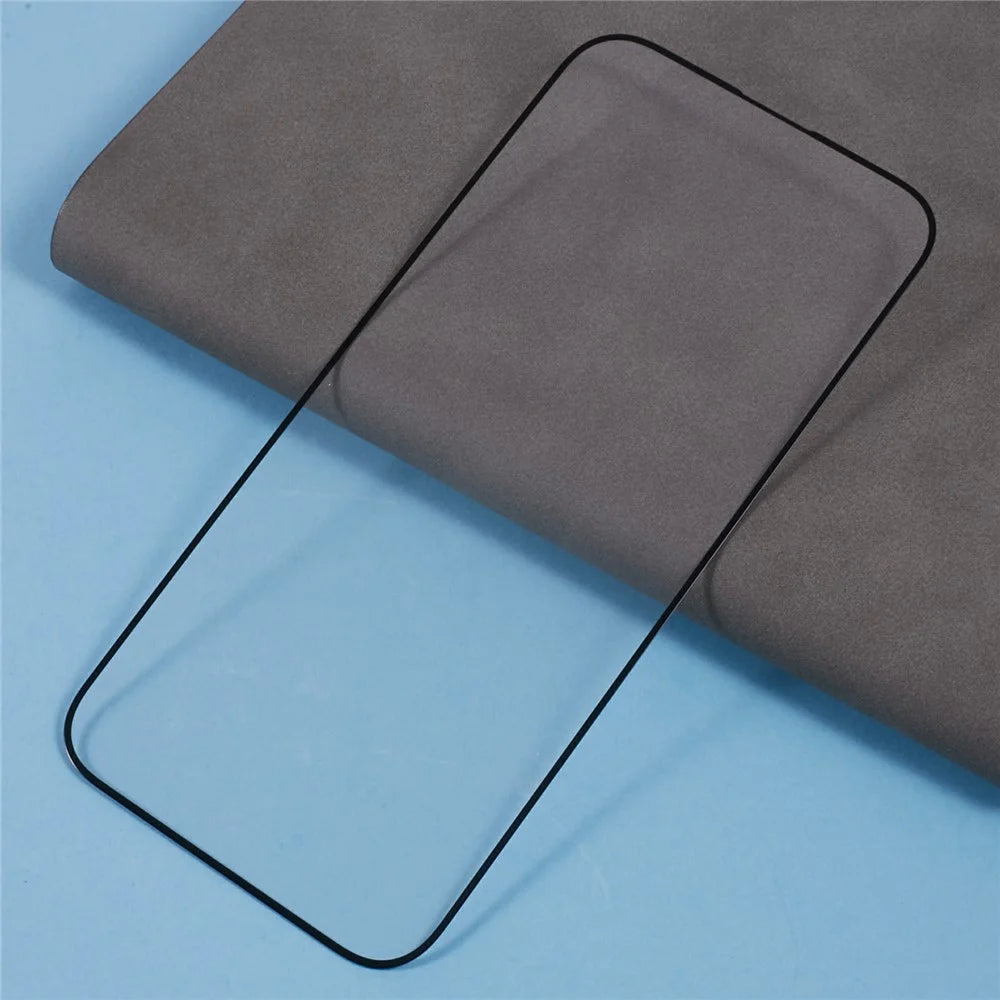 For iPhone 16 Pro Max Tempered Glass Screen Protector Electroplated Anti-Fingerprint Film - 4