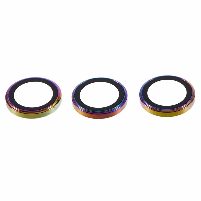 For iPhone 16 Pro / 16 Pro Max Camera Lens Protector Electroplating AF+AR Tempered Glass Lens Film - Colorful - 4