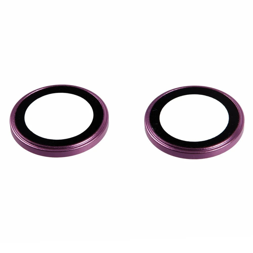 For iPhone 16 / 16 Plus Camera Lens Film Electroplating AF+AR Tempered Glass Lens Protector - Purple - 3