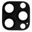 For iPhone 16 Pro / 16 Pro Max Camera Lens Protector Clear Integrated Tempered Glass Lens Film - Black - 2