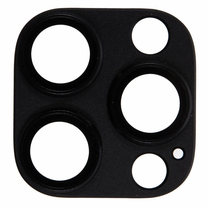 For iPhone 16 Pro / 16 Pro Max Camera Lens Protector Clear Integrated Tempered Glass Lens Film - Black - 2
