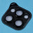 For iPhone 16 Pro / 16 Pro Max Camera Lens Protector Clear Integrated Tempered Glass Lens Film - Black - 4