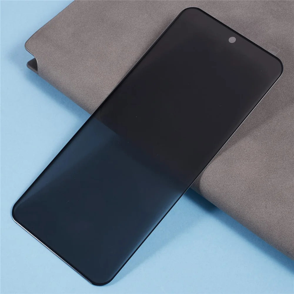 For Oppo Reno12 Pro 5G (Global) Screen Protector Anti-Spy Tempered Glass Film Side Glue Curved Edge - 3