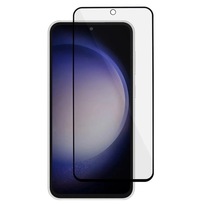 For Samsung Galaxy S24 FE Tempered Glass Screen Film Full Glue Silk Printing Matte Screen Protector - 1