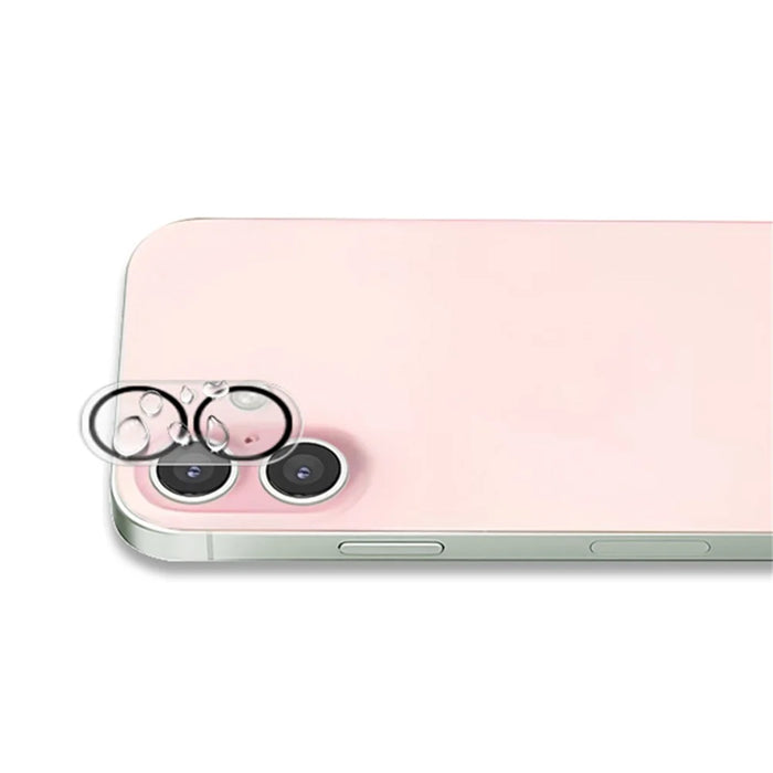 MOCOLO For iPhone 16 / 16 Plus Camera Lens Protector Silk Printing Tempered Glass Lens Film Night Circle Design - 3