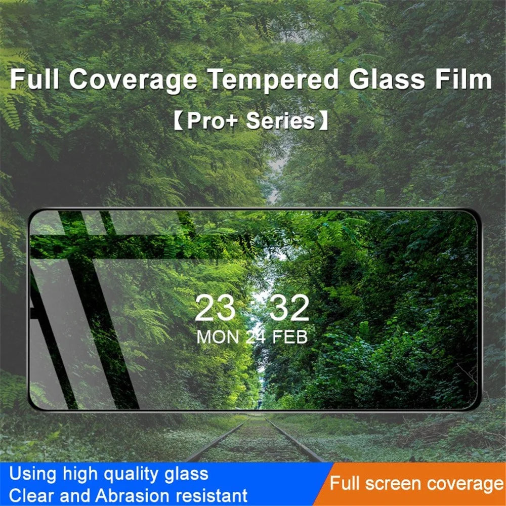 IMAK Pro+ Series for Motorola Moto G32 4G Anti-scratch Screen Protector Full Glue Full Cover Anti-explosion Tempered Glass Film - 3
