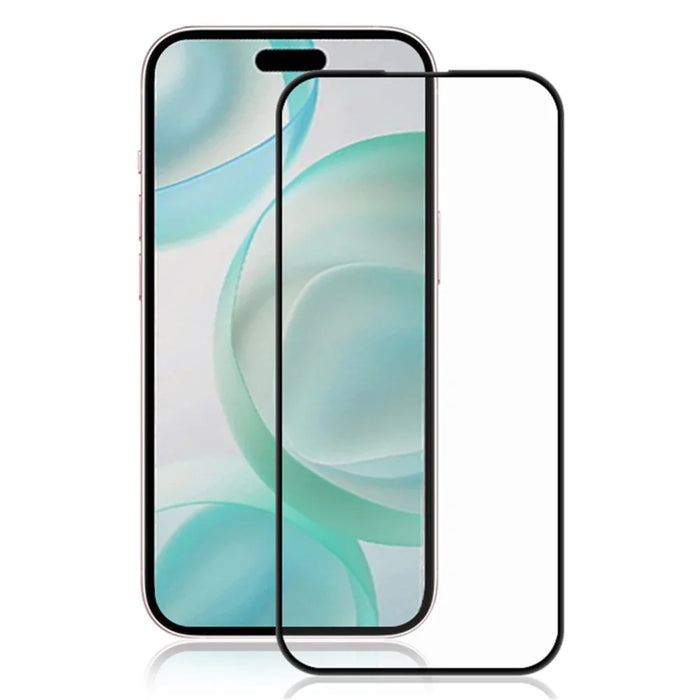 AMORUS For iPhone 16 Pro Screen Protector Tempered Glass Film Full Coverage - Black - 1