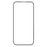 AMORUS 2Pcs For iPhone 16 Full Screen Protector HD Clear Silk Printing Tempered Glass Film - Black - 2