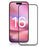 MOCOLO For iPhone 16 Plus Screen Protector 9H Hardness Silk Printing Tempered Glass Film - Black - 1
