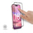 MOCOLO For iPhone 16 Plus Screen Protector 9H Hardness Silk Printing Tempered Glass Film - Black - 2