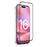 MOCOLO For iPhone 16 Plus Screen Protector 9H Hardness Silk Printing Tempered Glass Film - Black - 6