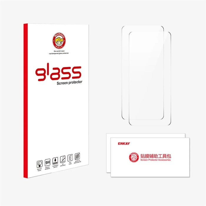 ENKAY HAT PRINCE 2Pcs For Oppo K12 Screen Protector 9H Hardness Large Arc Edge - 6