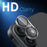 NORTHJO 2Pcs For iPhone 16  /  16 Plus Camera Lens Protector Black Circles HD Clear Tempered Glass Lens Film 3D Full Coverage - 3