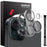 NORTHJO 2Pcs For iPhone 15  /  15 Plus Camera Lens Protector Black Circles HD Clear Tempered Glass Lens Film 3D Full Coverage - 1