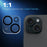 NORTHJO 2Pcs For iPhone 15  /  15 Plus Camera Lens Protector Black Circles HD Clear Tempered Glass Lens Film 3D Full Coverage - 5