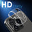 NORTHJO 2Pcs For iPhone 15 Pro  /  15 Pro Max Tempered Glass Camera Lens Protector Integrated Clear 3D Full Coverage - 3