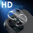 NORTHJO 2Pcs For iPhone 15  /  15 Plus Tempered Glass Camera Lens Protector Clear 3D Full Coverage Integrated - 3