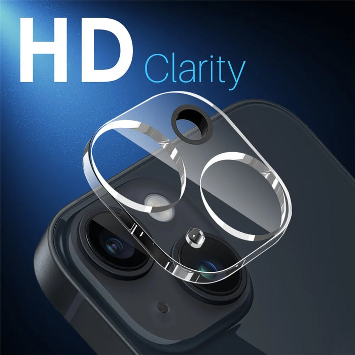 NORTHJO 2Pcs For iPhone 14  /  14 Plus Tempered Glass Camera Lens Protector Clear 3D Integrated Full Coverage - 3