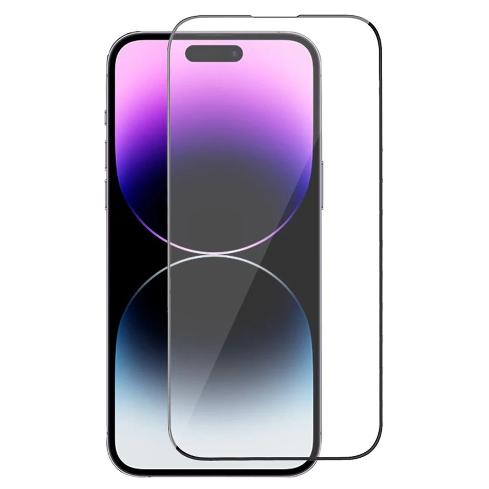 X-LEVEL For iPhone 16 Pro Screen Protector HD Tempered Glass Film Silk Printing 2.5D Full Coverage - 1