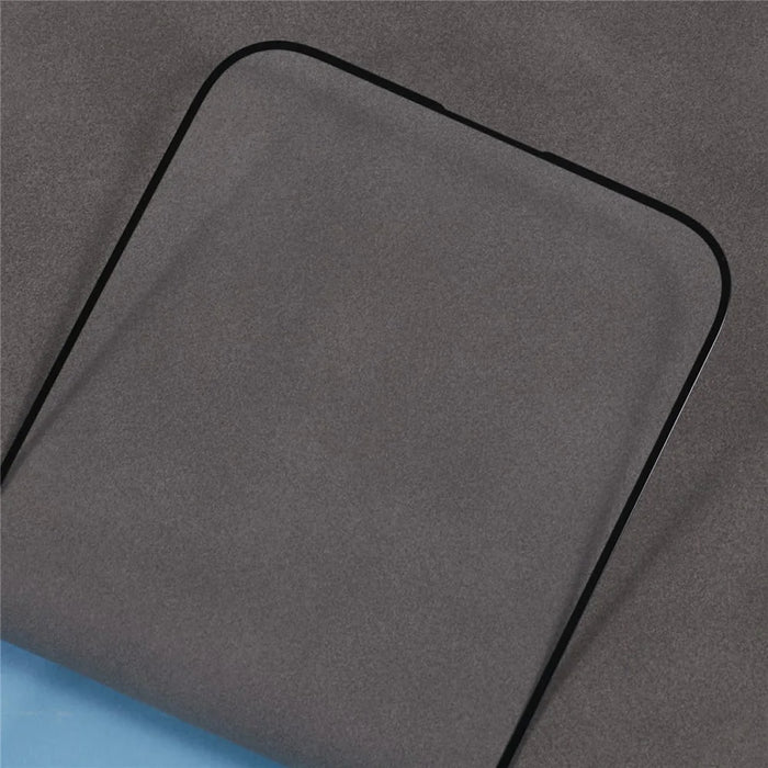 For iPhone 16 Pro Tempered Glass Screen Protector Electroplated Anti-Fingerprint Film - 5